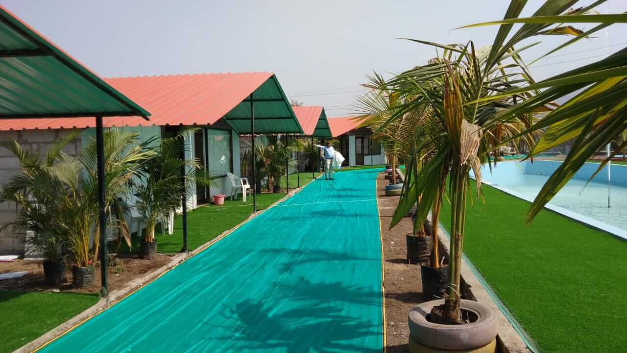 Statue of unity tent city