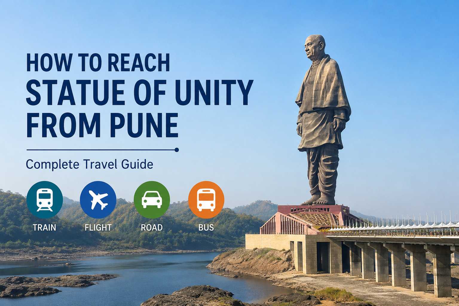 How to Reach Statue of Unity from Pune
